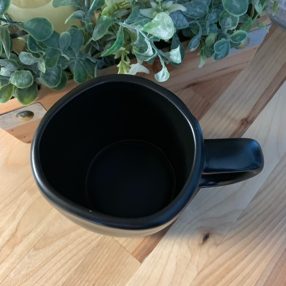 RAE DUNN “TIED THE KNOT” LL BLACK CERAMIC MUG - Picture 4 of 5